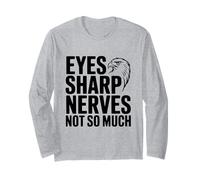 Occhi Nervi affilati Non così Tanto Divertente Hawk Lover Maglia a Manica