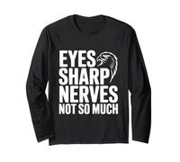 Occhi Nervi affilati Non così Tanto Divertente Hawk Lover Maglia a Manica