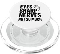 Occhi Nervi affilati Non così tanto divertente Hawk Lover PopSockets PopGrip per MagSafe
