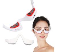 Occhi - Occhiali per terapia a luce rossa con 3 livelli di microcorrente, massaggiatore per occhi, dispositivo di bellezza rivitalizzante per occhiaie, linee sottili e rughe, allevia l'affaticamento