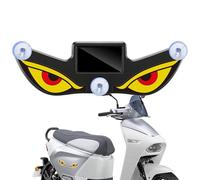 Occhi per Parabrezza | Adesivo Dinamico Solare Impermeabile con Porta USB | Insegna LED per Auto - per Avviso Dinamico Camper Moto SUV Autoveicoli Casa Vacanze Compleanni e