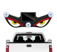 Occhi per Parabrezza Auto - Segnale Solare Universale Impermeabile,Occhi per Auto a LED,per Avviso Dinamico Camper Moto SUV Autoveicoli Casa Vacanze Compleanni e