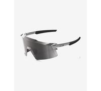 Occhiali 100% Aerocraft Gloss Black Chrome con lente HiPER Silver Mirror