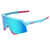 100% Occhiali da sole S3 LE Tatis 4 - Soft Tact Blu; Topazio Blu Specchio