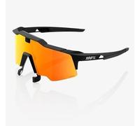 Occhiali 100% SPEEDCRAFT AIR Soft tact nero HiPer red