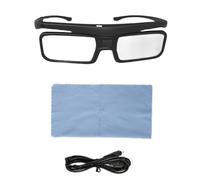 Occhiali 3D DLP Link Active Shutter, ricaricabili tramite USB, per proiettore DLP Home Cinema. Non adatti a tutti i televisori.