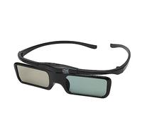 Occhiali 3D DLP LINK, Obiettivo HD Professionale, Occhiali con Otturatore Attivo 1080P 3D per Proiettori DL P LINK 3D, Occhiali con Otturatore Attivo 3D Portatili