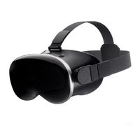 Occhiali 3D per realtà virtuale in ABS, ampio campo visivo a 98° e protezione degli occhi, occhiali VR per piccoli portatori di occhiali, nero