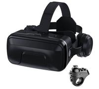 Occhiali 3D VR, Realtà Virtuale 3D, VR Visore Cuffie con Lenti HD Anti Luce Blu, per Smartphone 4,7-7,2 Pollici, Per Giochi, Film Ed Esperienze Interattive, Regali Per Bambini E Famiglie(A)