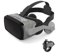 Occhiali 3D VR, Realtà Virtuale 3D, VR Visore Cuffie con Lenti HD Anti Luce Blu, per Smartphone 4,7-7,2 Pollici, Per Giochi, Film Ed Esperienze Interattive, Regali Per Bambini E Famiglie(A)