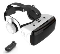 Occhiali 3D VR, Realtà Virtuale 3D, VR Visore Cuffie con Lenti HD Anti Luce Blu, per Smartphone 4,7-7,2 Pollici, Per Giochi, Film Ed Esperienze Interattive, Regali Per Bambini E Famiglie(B)