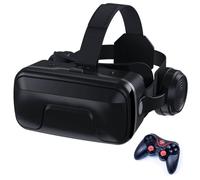 Occhiali 3D VR, Realtà Virtuale 3D, VR Visore Cuffie con Lenti HD Anti Luce Blu, per Smartphone 4,7-7,2 Pollici, Per Giochi, Film Ed Esperienze Interattive, Regali Per Bambini E Famiglie(E)