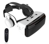 Occhiali 3D VR, Realtà Virtuale 3D, VR Visore Cuffie con Lenti HD Anti Luce Blu, per Smartphone 4,7-7,2 Pollici, Per Giochi, Film Ed Esperienze Interattive, Regali Per Bambini E Famiglie(F)