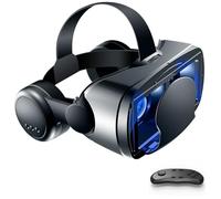 Occhiali 3D VR, Realtà Virtuale 3D, VR Visore Cuffie con Lenti HD Anti Luce Blu, per Smartphone 4,7-7,2 Pollici, Per Giochi, Film Ed Esperienze Interattive, Regali Per Bambini E Famiglie(D)