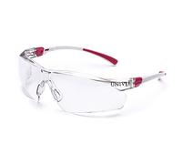 UNIVET - Occhiali 505 UP PLUS antiappannanti e antigraffio, protezione da particelle e radiazioni, rosa, 25262