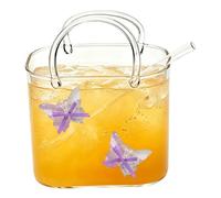 Occhiali a Forma di Borsa per Bevande Borsa Trasparente | Vaso acquario per tutti i tuoi frullati, succhi di frutta, tè, fiori, vini, cocktail, liquori, alcool, bevande e feste