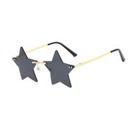 Occhiali a stella - occhiali da sole a stelle eleganti, stelle alla moda che vede l'occhio | Spettacoli del festival di protezione UV, tonalità a di stelle retrò, occhiali freschi per divertimen