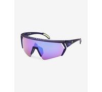 Occhiali adidas Sport SP0063 blu scuro con lenti a specchio violetto