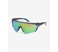 Occhiali adidas Sport SP0063 grigio scuro con lente a specchio verde