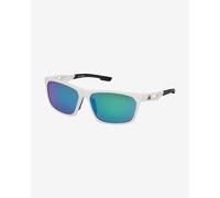 Occhiali adidas Sport SP0101 blu verde con lenti specchiate bianche