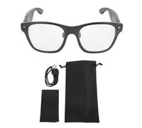 Occhiali AI intelligenti, Occhiali intelligenti con videocamera HD Riconoscimento multifunzionale Traduzione Fotografia Registrazione video 1080P per AI Q e A Chiamate Musica