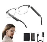 Occhiali Ai Smart Translator, Dispositivo Di Traduzione Istantanea Bidirezionale Che Supporta 138 Lingue, Lenti Anti-Luce Blu, Occhiali Ai Smart Con Microfono E Altoparlanti Integrati (Sliver)