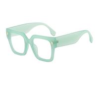 Occhiali alla moda con filtro della luce blu per uomo e donna, con grande montatura quadrata, accessori alla moda per il lavoro al computer e tutti i giorni
