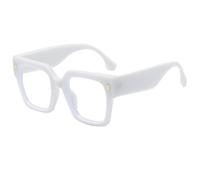 Occhiali alla moda con filtro della luce blu per uomo e donna, con grande montatura quadrata, accessori alla moda per il lavoro al computer e tutti i giorni
