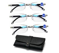 Occhiali autoregolanti da vista con messa a fuoco automatica - Occhiali Autofocus e Autoregolanti - Occhialia Messa a Fuoco Adattiva con Cristalli Liquidi,per Uomini e Donne (3 pc,3.5X)