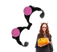 Occhiali Bagliori Di Halloween | Occidenti Luminosi A LED Rosso Lampeggiante Party Horror Prop Weird Novelty Costume Accessorio | Spettacoli Di Gioco Di Ruolo Divertenti Per Il Dress-up Per La Nightcl