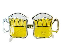 Occhiali bicchiere di birra