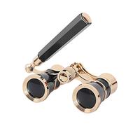 Occhiali binocoli vintage portatili per concerti teatrali compatti in metallo, teatro, visualizzazione retrò