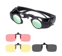 Occhiali binoculari a mani libere, zoom 8x, binocolo professionale, con filtri CPL, per pesca, bird watching, sport, concerti, teatro, opera, TV, visite turistiche