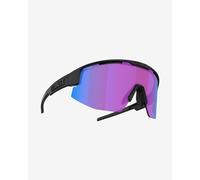 Occhiali Bliz Matrix Small nero opaco con lenti Nano Optics Nordic Light blu viola
