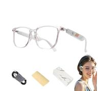 Occhiali Bluetooth Euvelle, Occhiali Bluetooth Euvelle Ai, Con Lenti Fotocromatiche, Multifunzione Ai Smart, Suono Chiaro Con Audio E Microfono (Pink(color change))