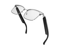 Occhiali Bluetooth intelligenti, lenti fotocromatiche + audio HD, filtro luce blu e protezione UV400, montatura in acetato con clip magnetica per occhiali da sole, Nero