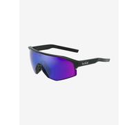 Occhiali Bollé Lightshifter XL nero mate con lenti viola blu