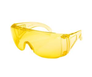 Occhiali BrainMax TRON, blocco dell'80% della luce blu Filtro per il pomeriggio e la sera con copertura lungo il perimetro.