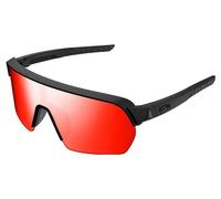 Occhiali cairn roc light unisex nero opaco lente rossa