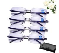 Occhiali che si adattano automaticamente alla vista - Lenti a cristalli liquidi per una messa a fuoco fluida da vicino a lontano - Per uomo e donna, adatti a ogni momento della giornata (3.5x,4pc)