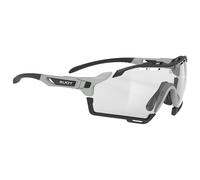 Occhiali Rudy Project Cutline grigio chiaro opaco con lenti fotocromatiche ImpactX 2 Laser nero
