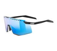 Occhiali Uvex Pace Stage Colorvision nero lente specchiata blu