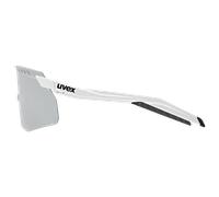 uvex pace stage s - occhiali sportivi per adulti - 100% protezione UVA, B, C - privo di appannamenti - white m. / mir.silver - one size