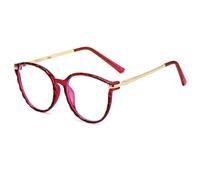 Occhiali con blocco in metallo Moda Donna Montature per occhiali Trasparenti Lentes Para Mujer, C5