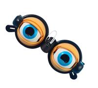 Occhiali con occhi divertenti, colorati e lampeggianti, con corda | Accessorio per costume da scherzo per feste, carnevale, Halloween, brevi video, foto e incontri divertenti