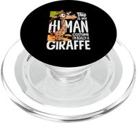 Occhiali con scritta "This Is My Human Costume Im Really A Giraffe PopSockets PopGrip per MagSafe