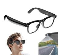 Occhiali Con Telecamera Intelligente 1080P HD E IA, 800W Fotocamera E Bluetooth5.3, Occhiali Con Registrazione, Traduzione In Tempo Reale, Lenti Con Filtro Per La Luce Blu, Occhiali Video(White)