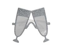 Occhiali coppa di champagne argento