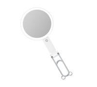 Occhiali cosmetici pieghevoli a LED con lente d'ingrandimento 5X10X30X Funzione di memoria Rotazione a 360 ° Ricaricabile Accessorio da viaggio Ricaricabile Trucco