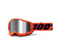 Occhiali cross 100% Accuri 2 Arancio lente a specchio argento
